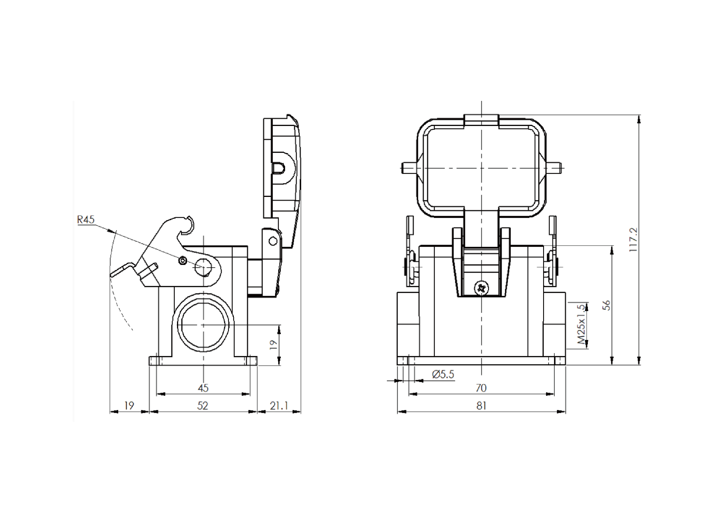 H6B-SM-1L-PC-M25